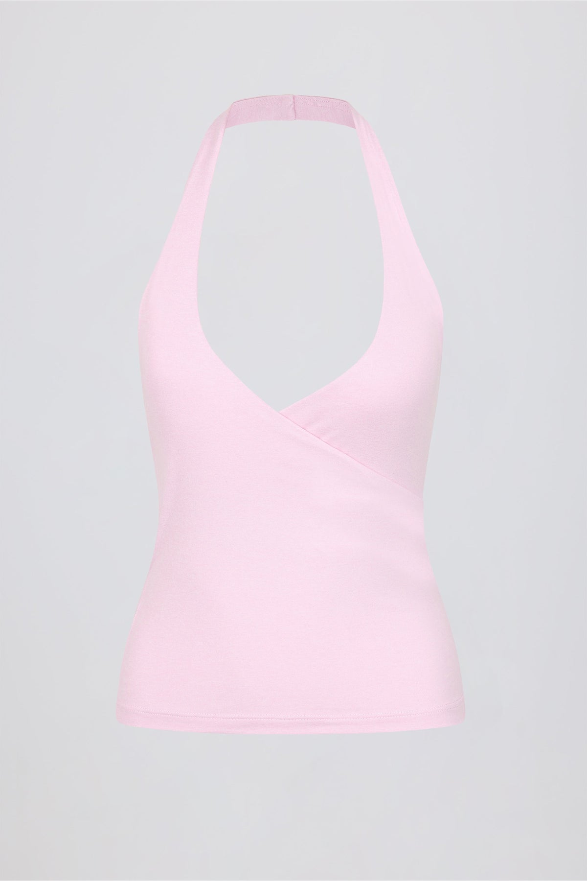 Chic Halterneck Open-Back Tank Top in Bloom